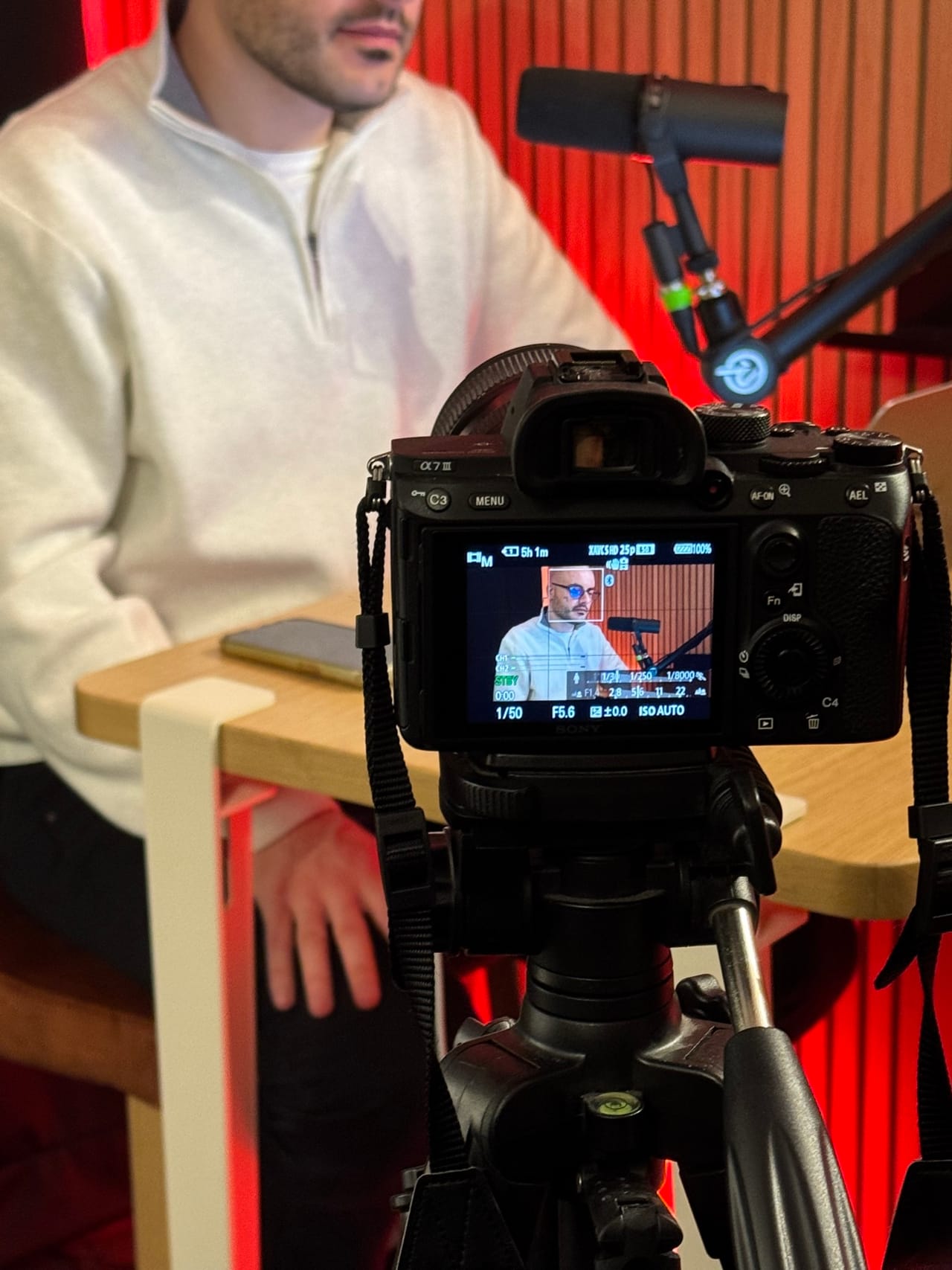 Studio d'enregistrement podcast et vidéo